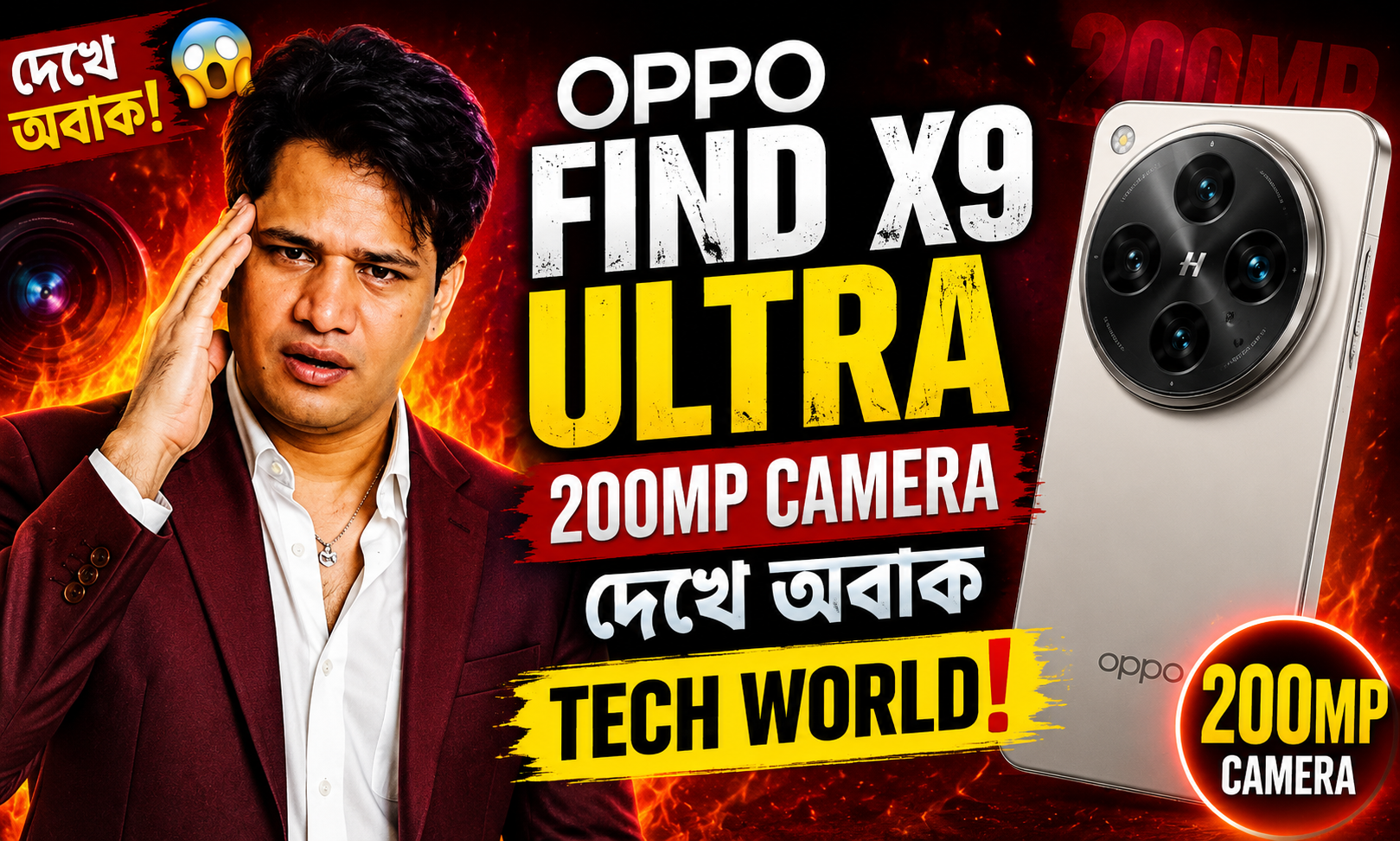 OPPO Find X9 Ultra: ২০০MP Camera-তে বাজারে নতুন ঝড়!