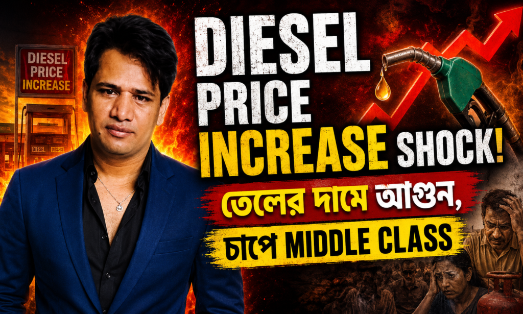 Diesel Price Increase: তেলের দামে নতুন ধাক্কা! চাপে দেশবাসী
