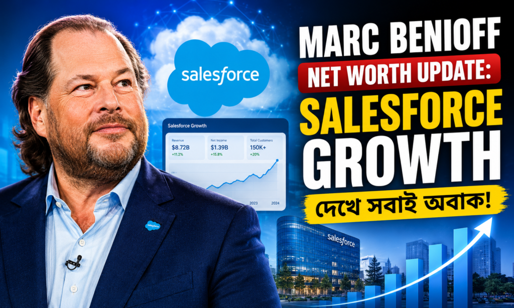 কীভাবে Salesforce-এর CEO মার্ক বেনিওফ বিলিয়নিয়ার হলেন?