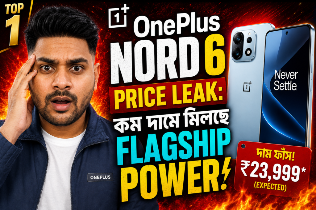 OnePlus Nord 6 Price Leak: কম দামে মিলছে Flagship Power! OnePlus Nord 6 Price Leak: কম দামে মিলছে Flagship Power!