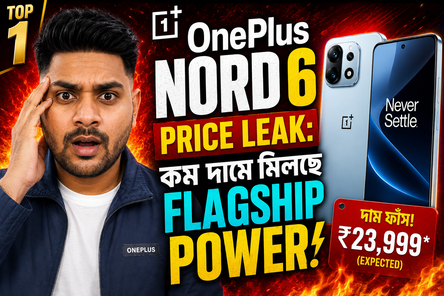 OnePlus Nord 6 Price Leak: কম দামে মিলছে Flagship Power!