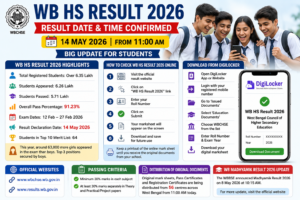 WB HS ফলাফল ২০২৬ প্রকাশ – পাশের হার ৯১.২৩%, কীভাবে দেখবেন রেজাল্ট?