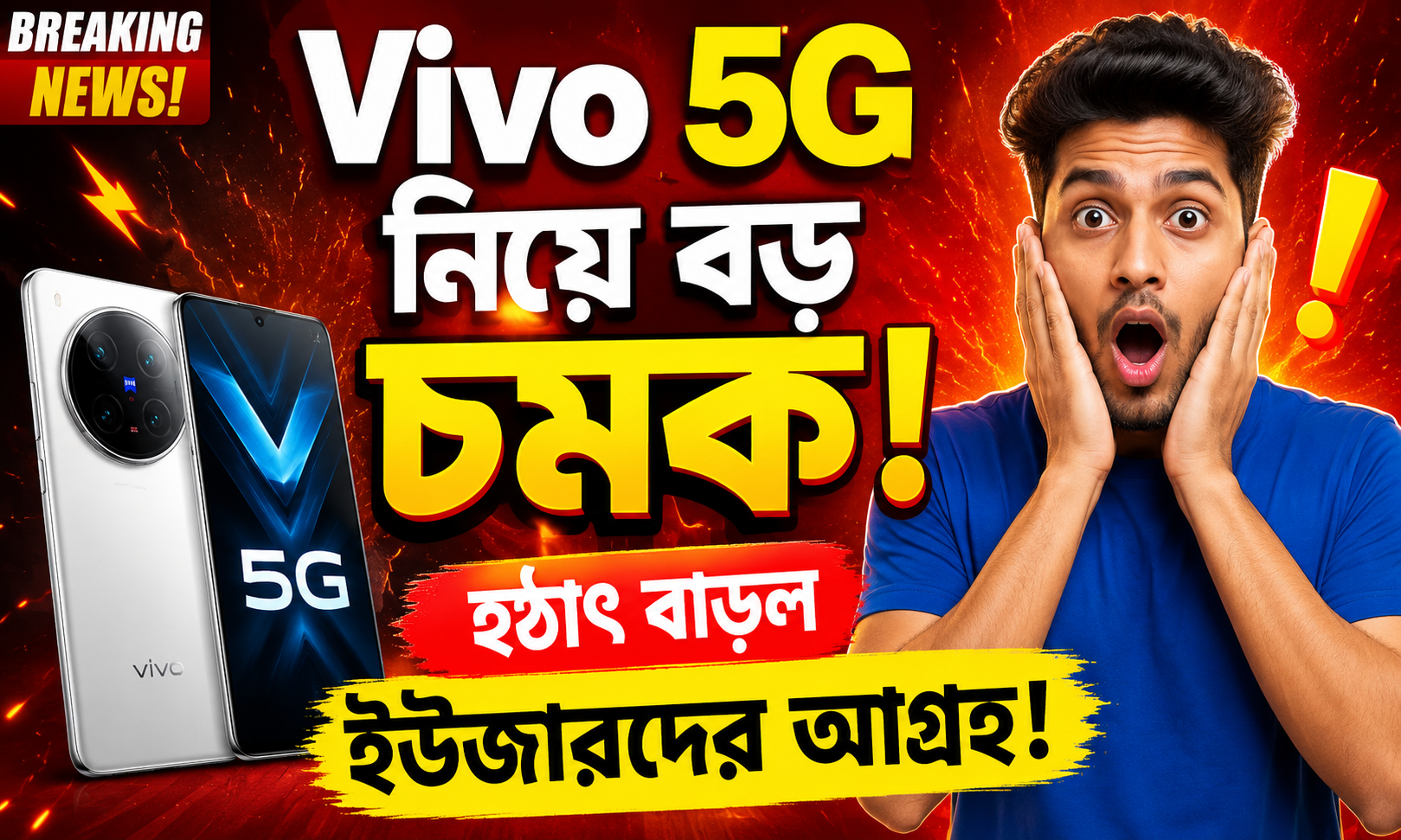 Vivo 5G ফোনে নতুন চমক, বাড়ছে ইউজার আগ্রহ!