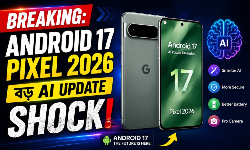 Android 17 Pixel 2026: নতুন আপডেট ফিচার