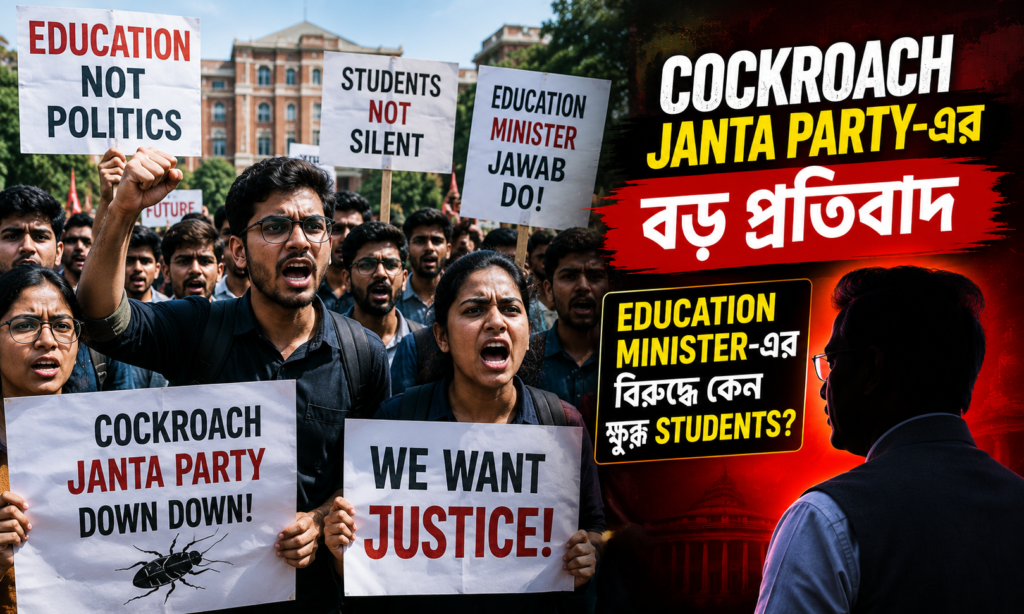 Cockroach Janta Party-এর বড় প্রতিবাদ: Education Minister কি পদ ছাড়তে হবে?
