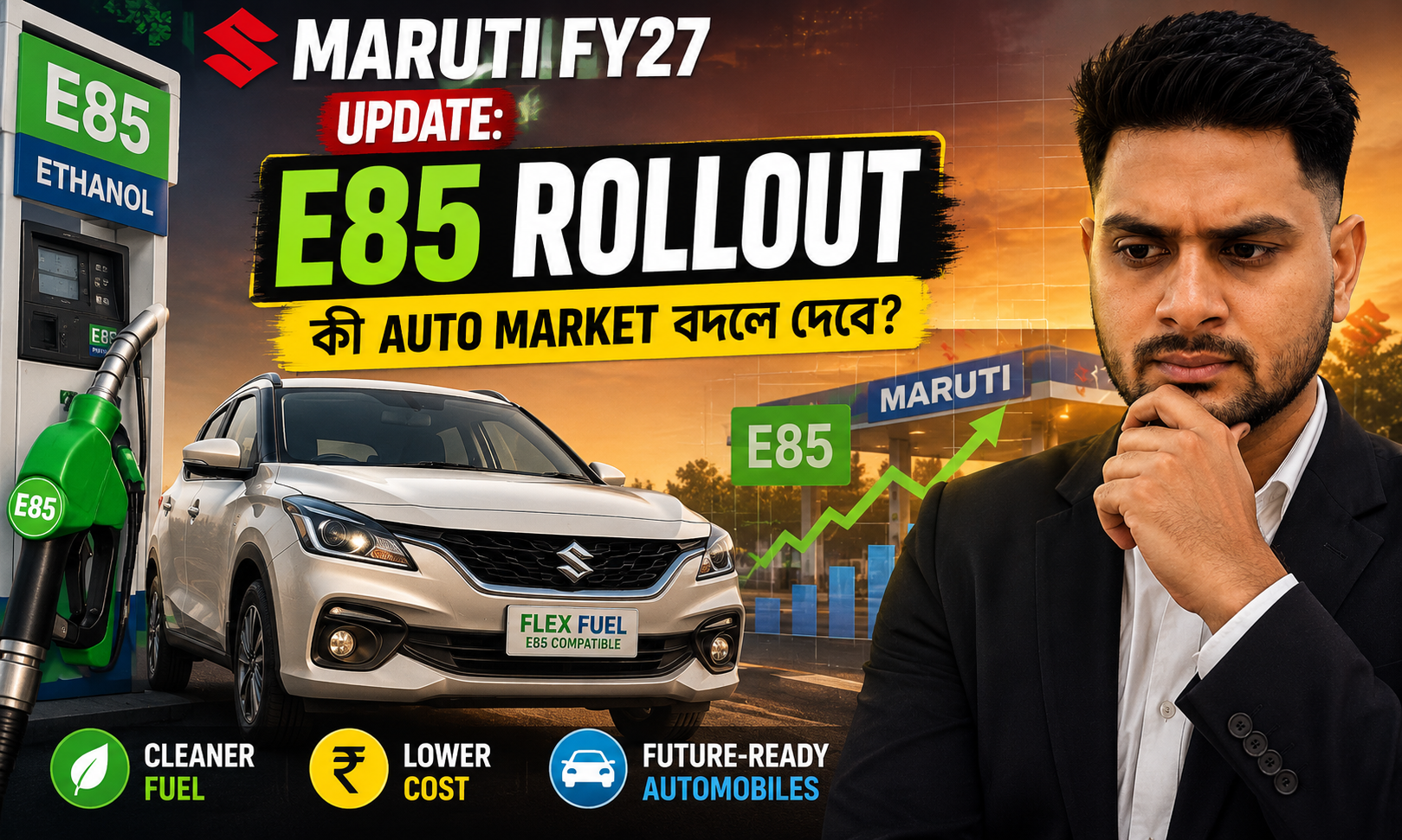 Maruti FY27 Update: E85 Rollout কি Auto Market বদলে দেবে?