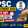UPSC Recruitment 2026: বড় সুযোগ Govt Jobs | Big Government Job Opportunity Released