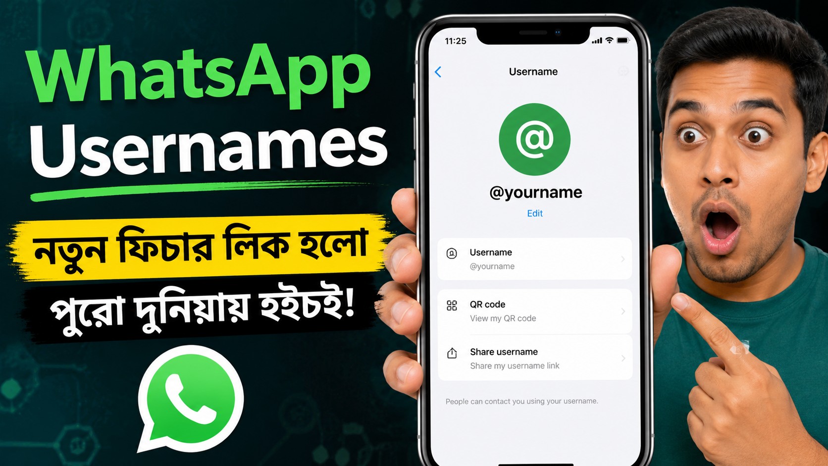 WhatsApp usernames