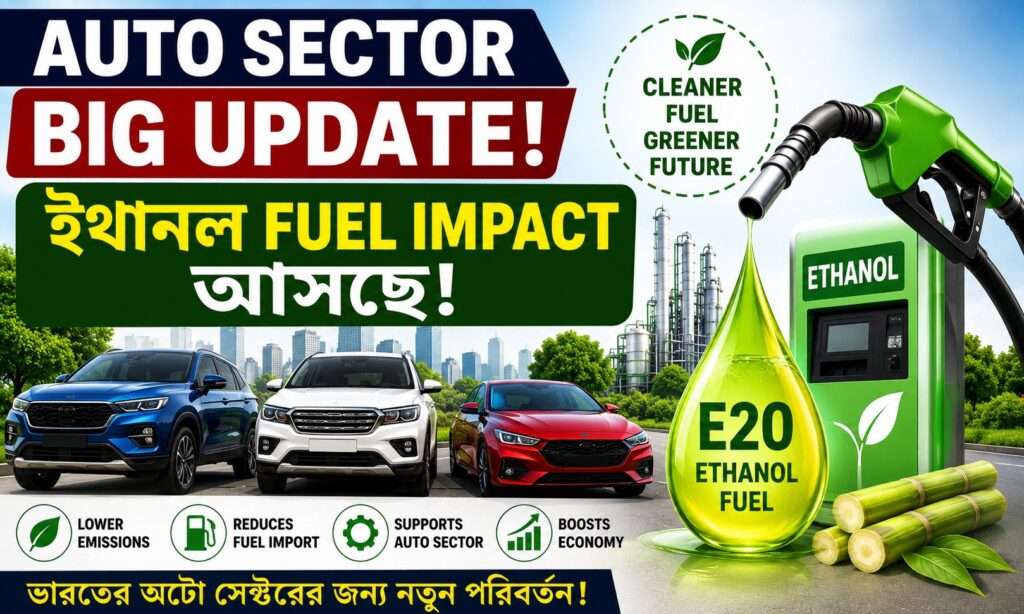 ভারতে 100% Ethanol Fuel Legalization: Petrol Price Shock কমাতে Big Green Move
