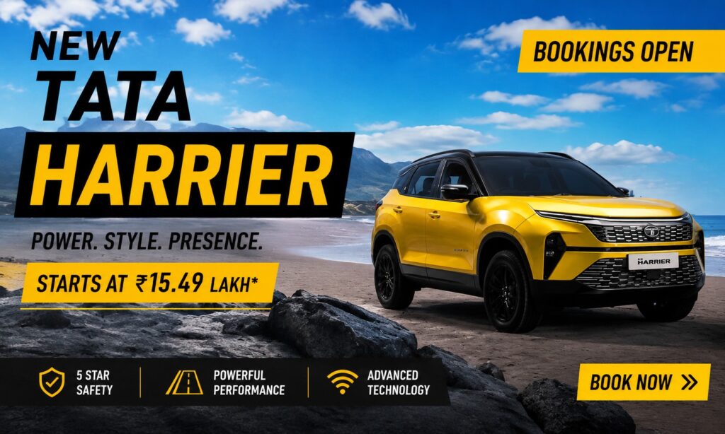 Tata Harrier-ফ্যামিলির জন্য রয়্যাল এবং দমদার এসইউভি