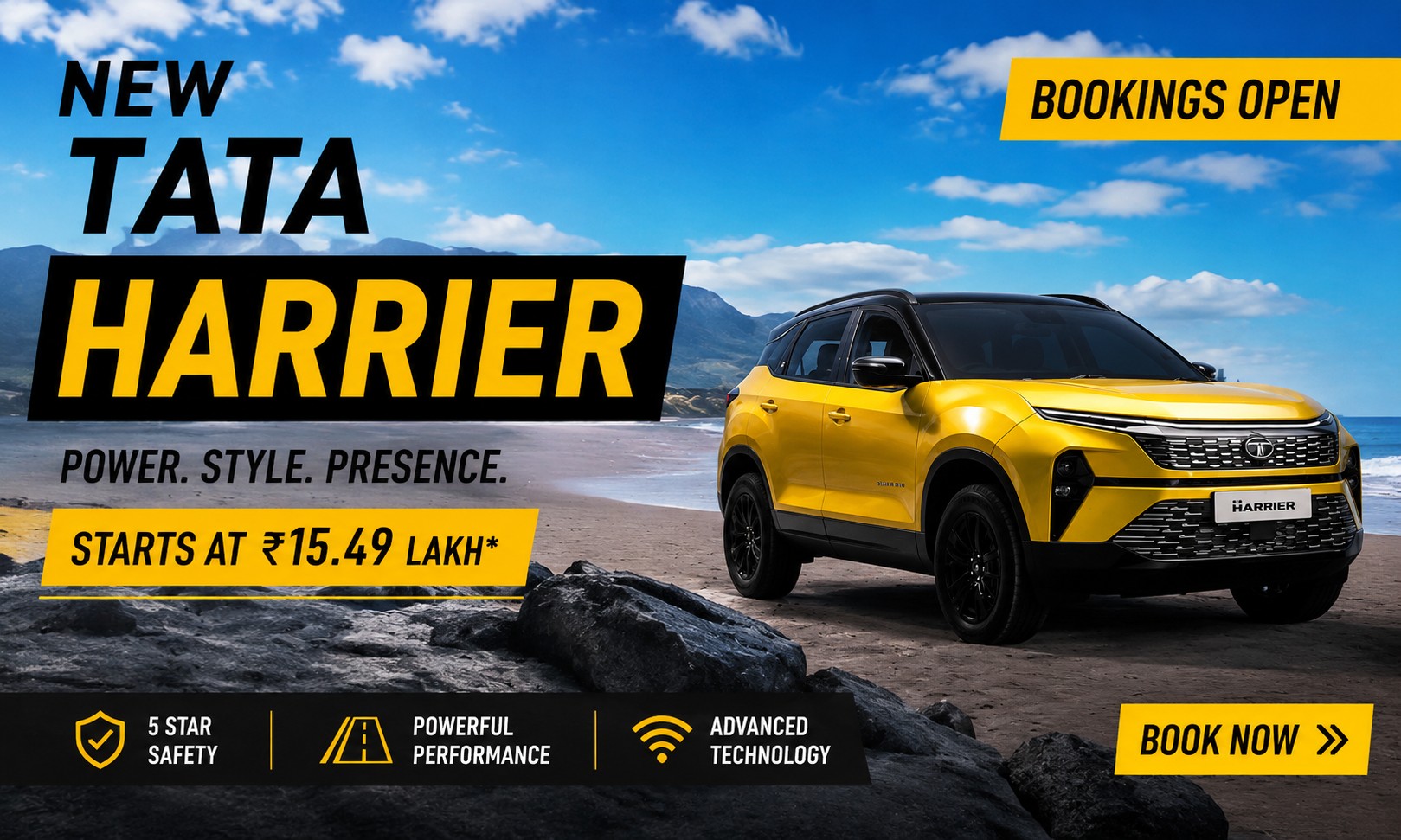 Tata Harrier-ফ্যামিলির জন্য রয়্যাল এবং দমদার এসইউভি