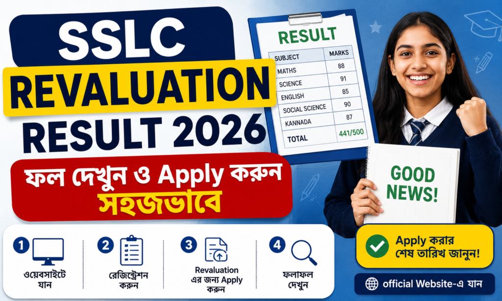 SSLC Revaluation Result 2026: ফল কবে আসবে? জানুন নতুন তথ্য