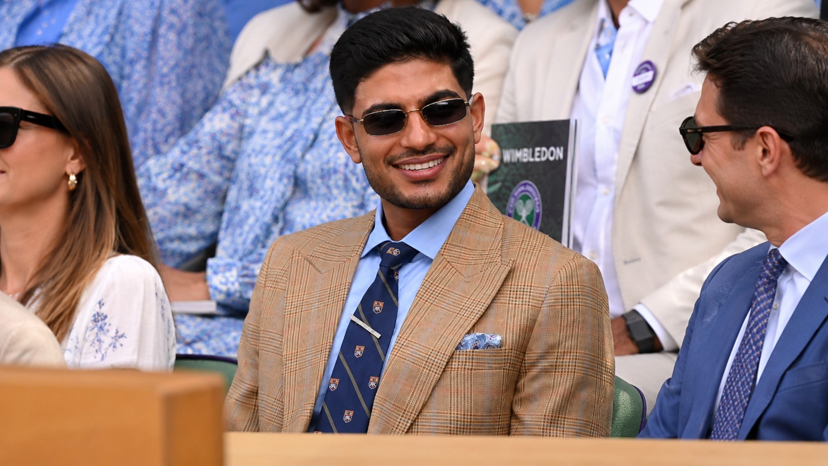 Shubman Gill Wimbledon 2026 Royal Box